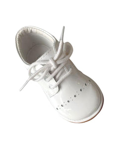 Francisco White Patent Shoe