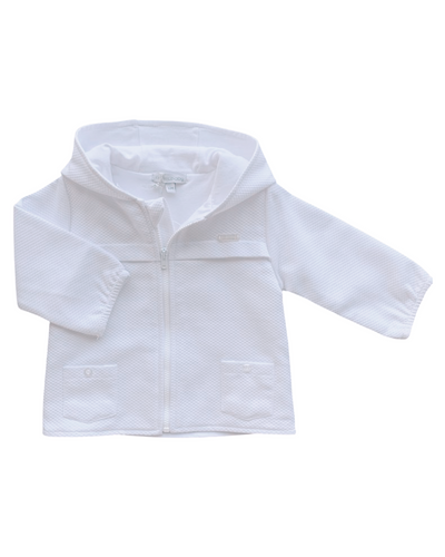 White Pique Lightweight Jacket