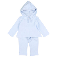 Load image into Gallery viewer, Blue Hooded Tracksuit