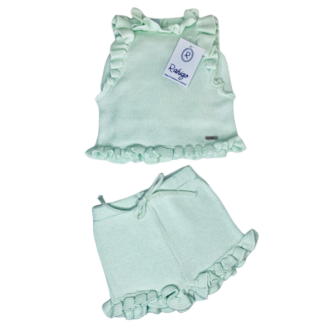 Knit 2 piece short set