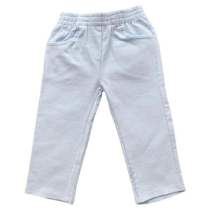 Pale Blue Cotton Corduroy Trousers