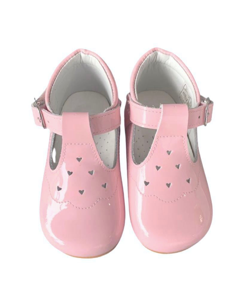 Girls Pink Patent Shoe