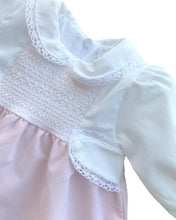Load image into Gallery viewer, Baby Girls Pink and White Dress
