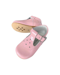 Girls Pink Patent Shoe