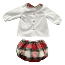 Load image into Gallery viewer, Boys Red Tartan Short Set