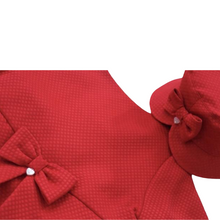 Load image into Gallery viewer, Girls Red Coat &amp; Hat Set
