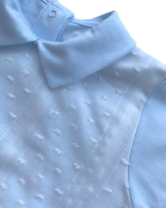 Blue & White Cotton all in one