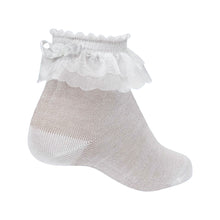 Load image into Gallery viewer, Girls Tulle Frill Ankle Socks