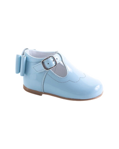 Blue Patent Shoe - Char-le-maine | Luxury Baby & Children's Wear