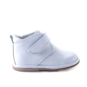 Sergio White Leather Boot - Char-le-maine | Luxury Baby & Children's Wear