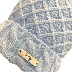 Pale Blue Knitted Hat