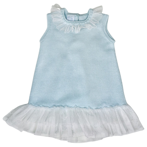 Mint Green Tulle Knit Dress
