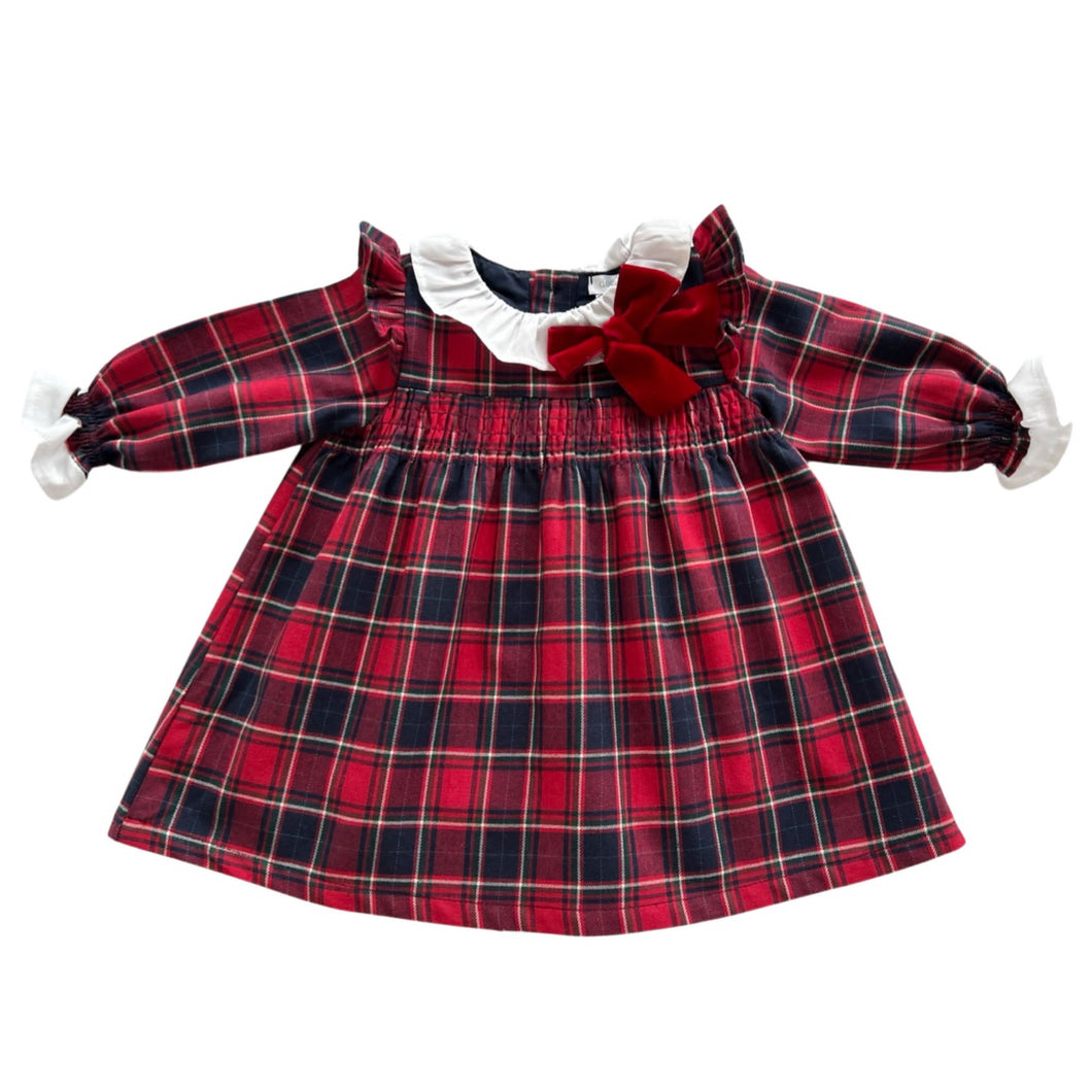 Red Tartan Dress Char-le-maine | Luxury Baby & Children's Wear Red Tartan Dress Char-le-maine | Luxury Baby & Children's Wear