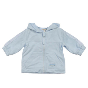 Mintini - Pale Blue Jersey Hooded Jacket