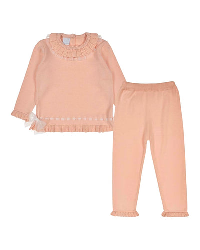 Girls Knitted Trouser Set