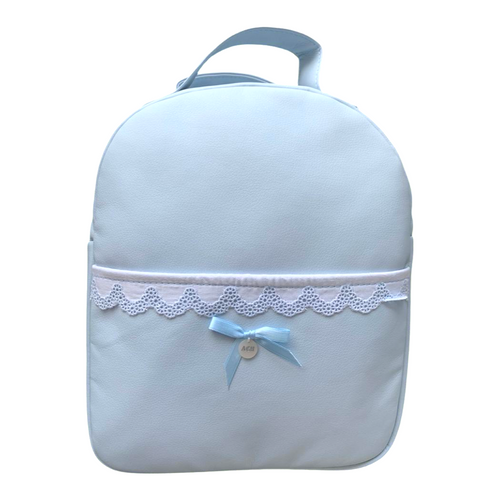 Leatherette backpack